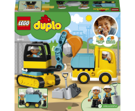 LEGO DUPLO 10931 Ciężarówka i koparka gąsienicowa - 562870 - zdjęcie 8